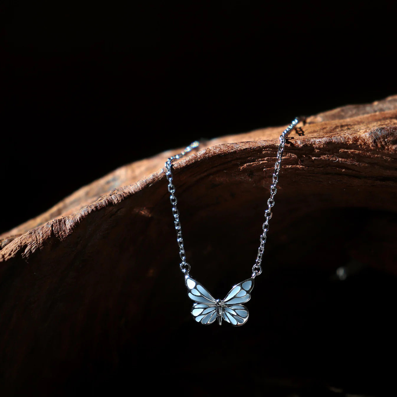 Glow in the Dark - Dream Blue Butterfly Bracelet