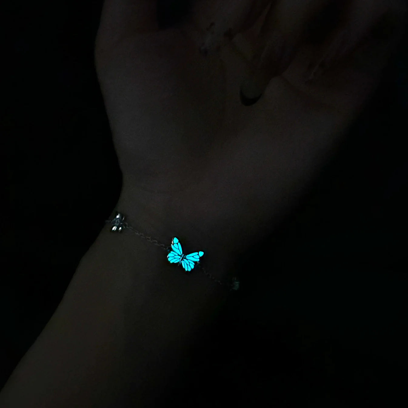 Glow in the Dark - Dream Blue Butterfly Bracelet