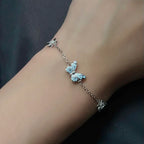 Glow in the Dark - Dream Blue Butterfly Bracelet